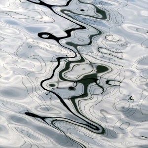 Abstract patterns of reflection on water