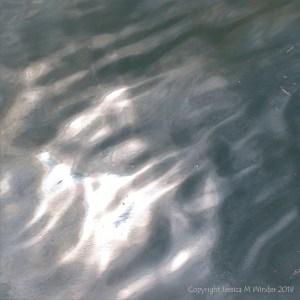 Natural water pattern and texture