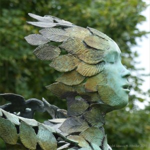 Bronze sculpture "Zephyr" by Simon Gudgeon