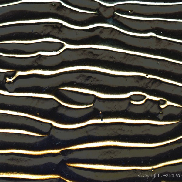 Abstract enhanced photograph of sand ripple patterns
