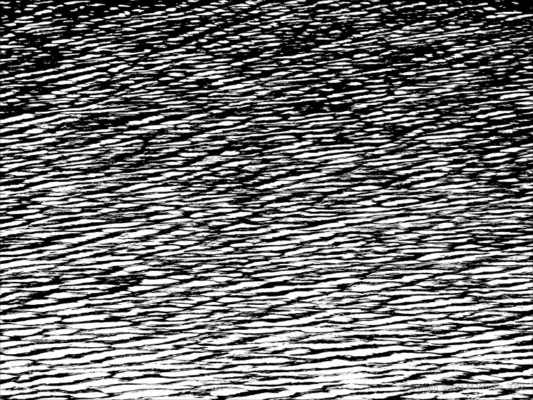 Natural water ripple patterns in black and white