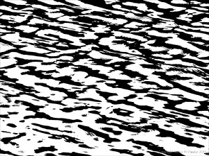 Natural water ripple patterns in black and white