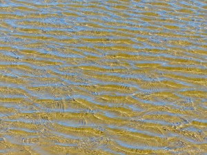 Natural pattern and texture of water in small waves