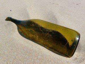 Flotsam on a UK beach