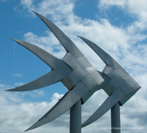 Fish sculpture at Cairns in Queensland