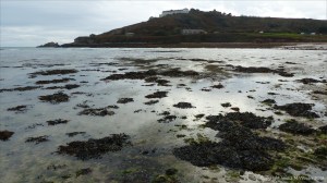 Incoming tide at Longis Bay