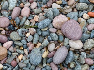 Pebbles on the beach
