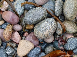Pebbles on the beach