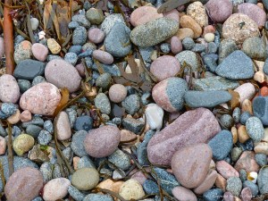 Pebbles on the beach