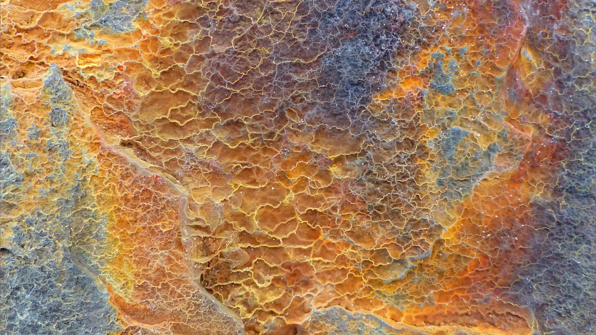 Rust colour, pattern and texture