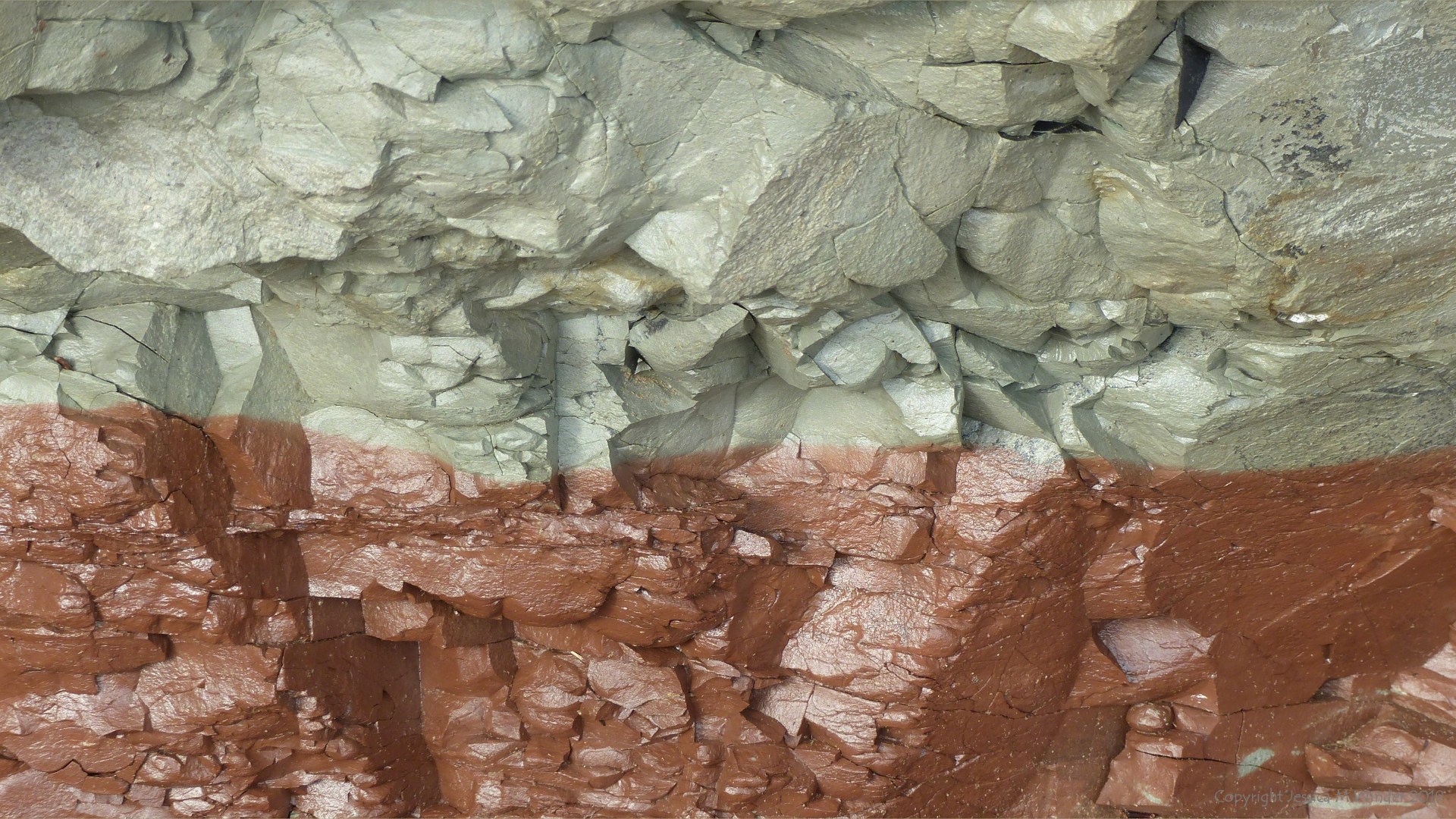 Triassic rock at Barry Island