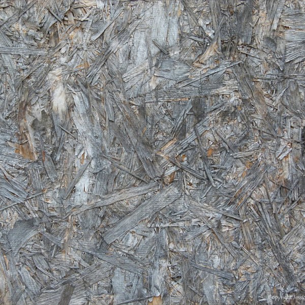 Texture detail in weathered chipboard