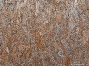 Texture detail in weathered chipboard