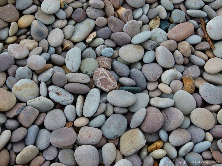 Pebbles on the beach at Budleigh Salterton