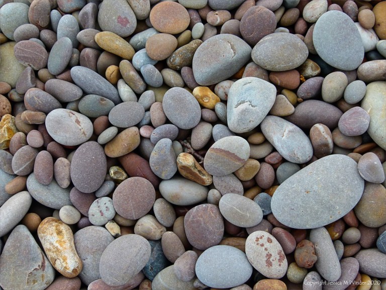 Pebbles on the beach at Budleigh Salterton