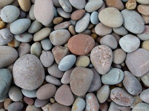 Pebbles on the beach at Budleigh Salterton