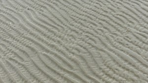 Natural patterns in the sand