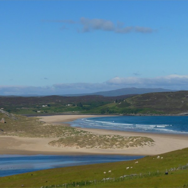 View of Torrisdale Bay in Sutherland