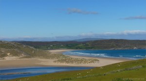 View of Torrisdale Bay in Sutherland