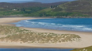 View of Torrisdale Bay in Sutherland