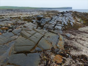 Rocks on the beach at Birsay Bay