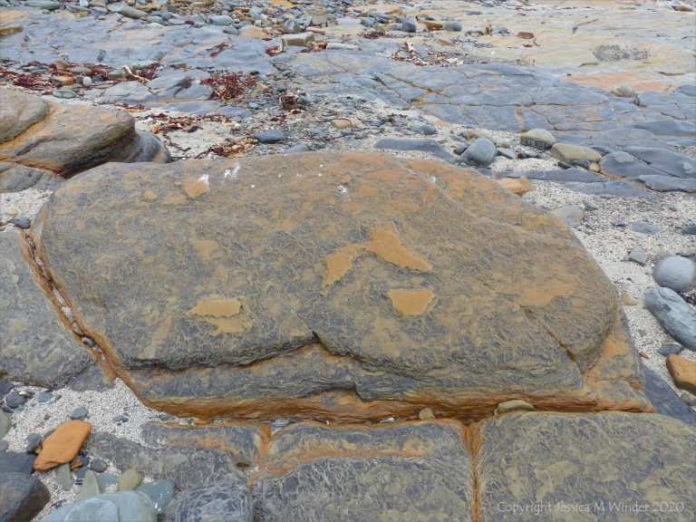 Rocks on the beach at Birsay Bay