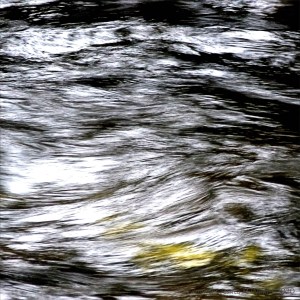 Fast water flowing in the Afon Llwyd