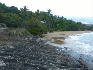Rocks at Trinity Beach in Queensland