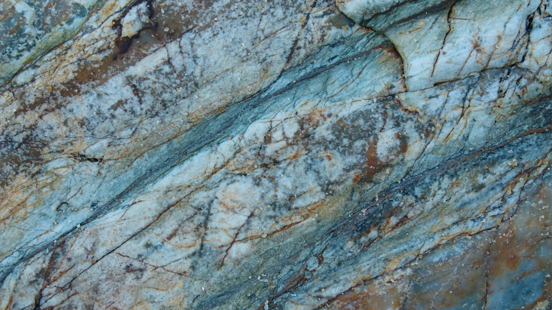 Close-up of rock pattern and texture