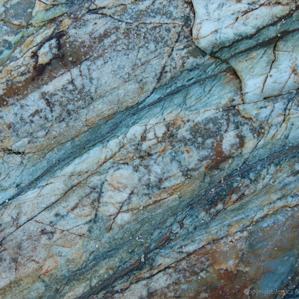 Close-up of rock pattern and texture