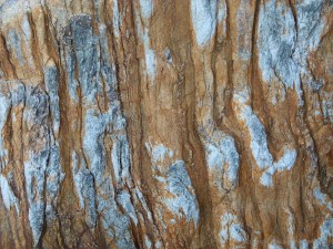 Close-up of rock pattern and texture