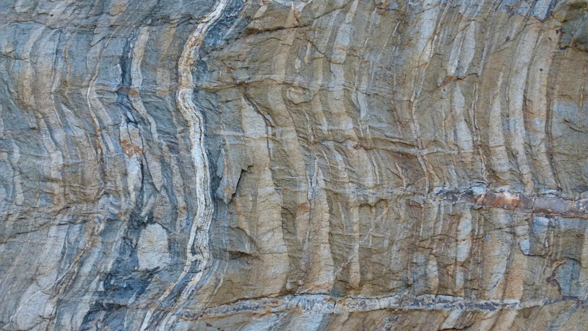 Close-up of rock pattern and texture