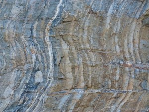 Close-up of rock pattern and texture