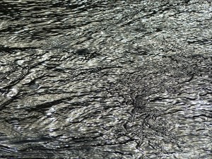 River water texture in fast flow