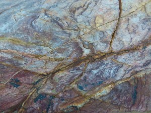 Close-up of rock pattern and texture