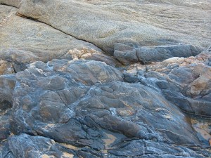 Rock pattern and texture at Trinity Beach