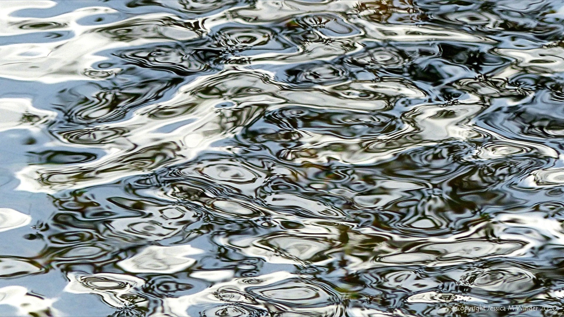 Reflections on river water