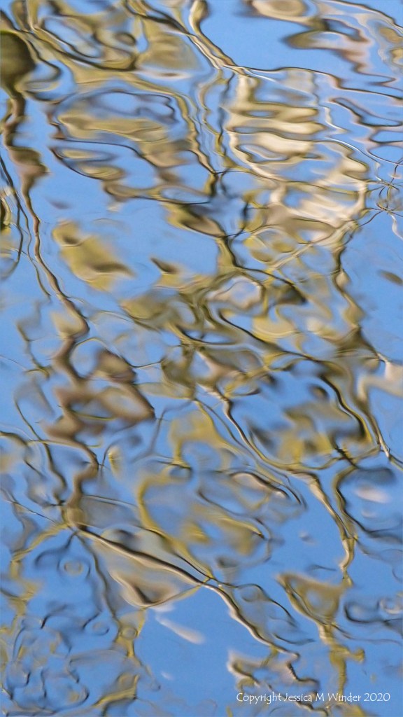 Reflection pattern on moving water