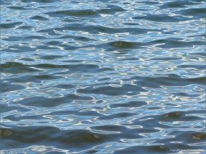 Patterns on sea water at Studland Bay