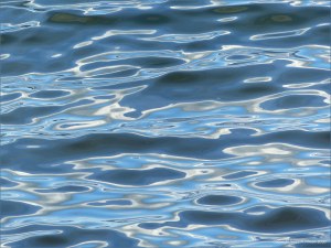 Patterns on sea water at Studland Bay
