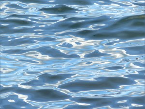 Patterns on sea water at Studland Bay