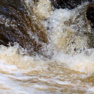 River water texture after a storm
