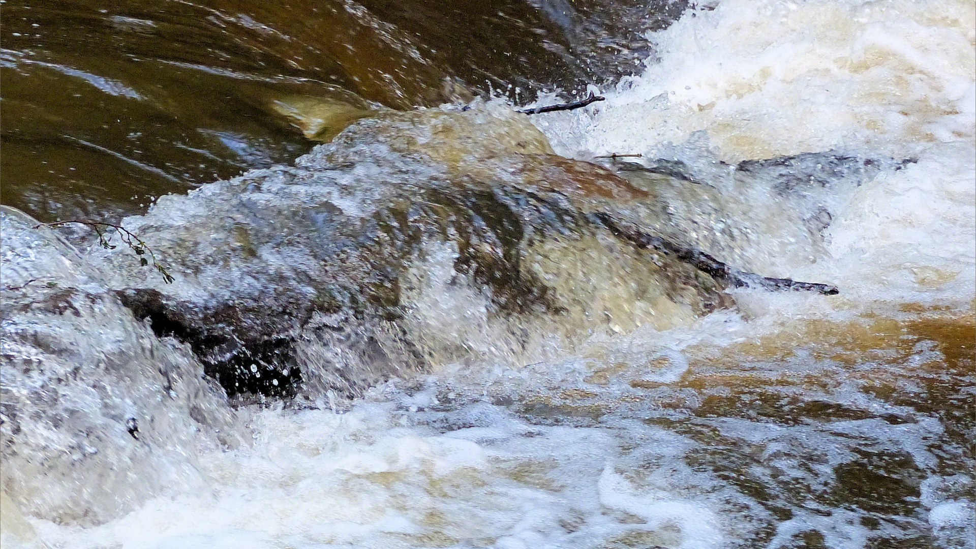 River water texture after a storm