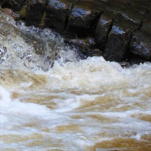 River water texture after a storm