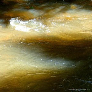 River water texture after a storm