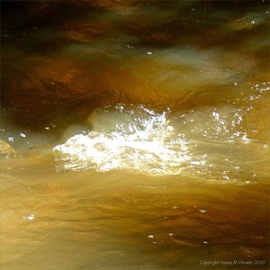 River water texture after a storm