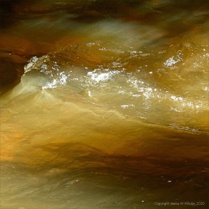 River water texture after a storm