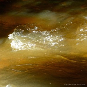 River water texture after a storm