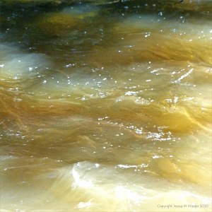 River water texture after a storm