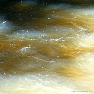River water texture after a storm